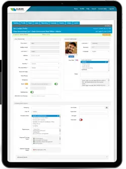 A Pre-trip inspection form on a tablet | Online Driver Management Software System